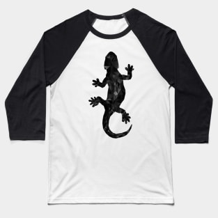 Black Barcelona City Lizard Baseball T-Shirt